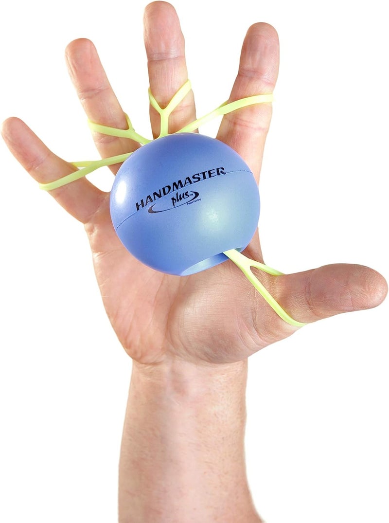 Handmaster Plus Physical Therapy Hand Exerciser - Forearm Exerciser with Stress Relief Ball - Hand Therapy Balls for Exercise, Training - Finger Exerciser & Strengthener - Soft Tension, Purple - Image 4